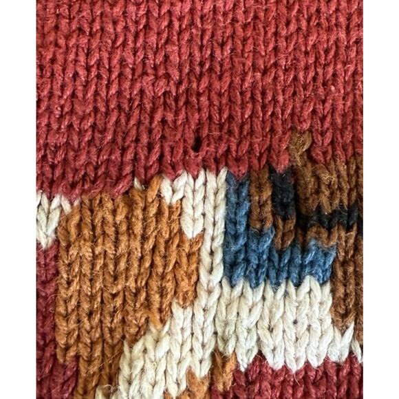 Vintage Miller's Collection Red Horse Sweater Crew Neck Knit Pullover Youth XXL - Picture 3 of 8